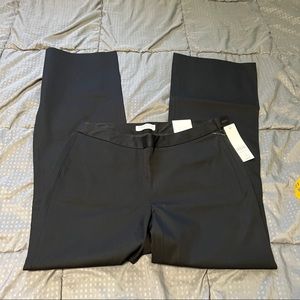 Coldwater creek modern fit wide leg black pants nwt size 6